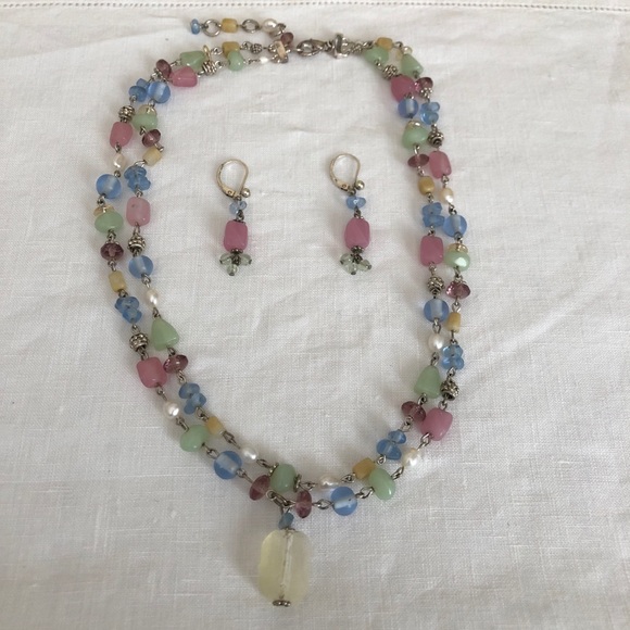 Talbots Jewelry - Talbots Vintage Set - Necklace and Earrings